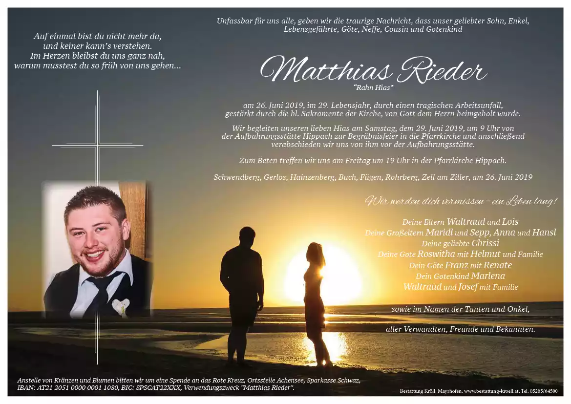 Parte von Matthias Rieder